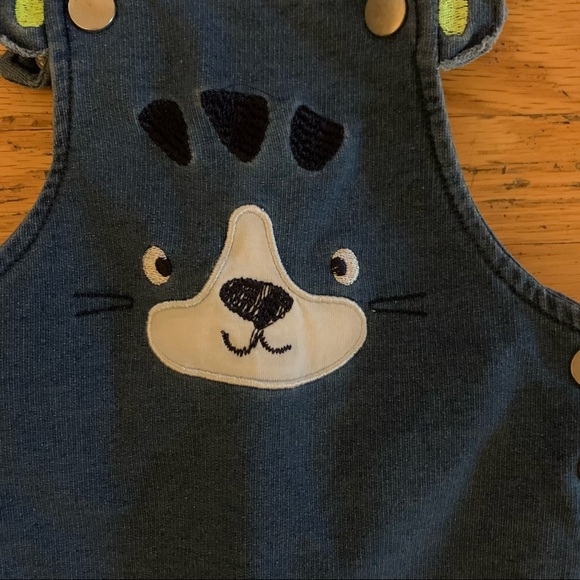 🌟3/$15🌟 Soft Overall Joggers Puppy Baby Size 6-9 M - Picture 4 of 12